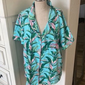 Bedhead Pajamas The Golden Girls RARE 3X organic cotton palm print 2 pc set